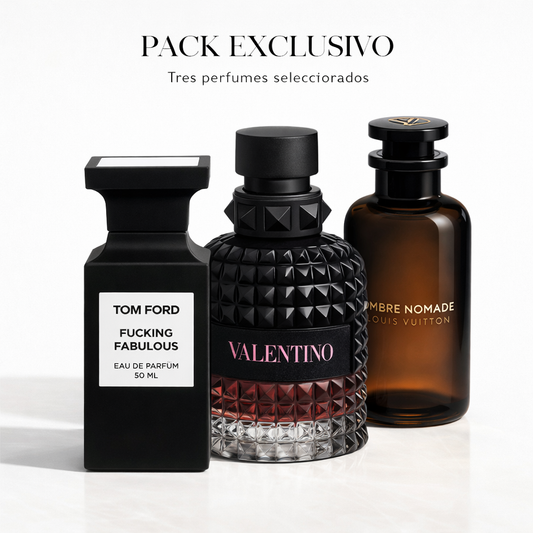 PACK EXCLUSIVO: Valentino, Tom Ford, Luis Vuitton + PERFUMERO DE REGALO